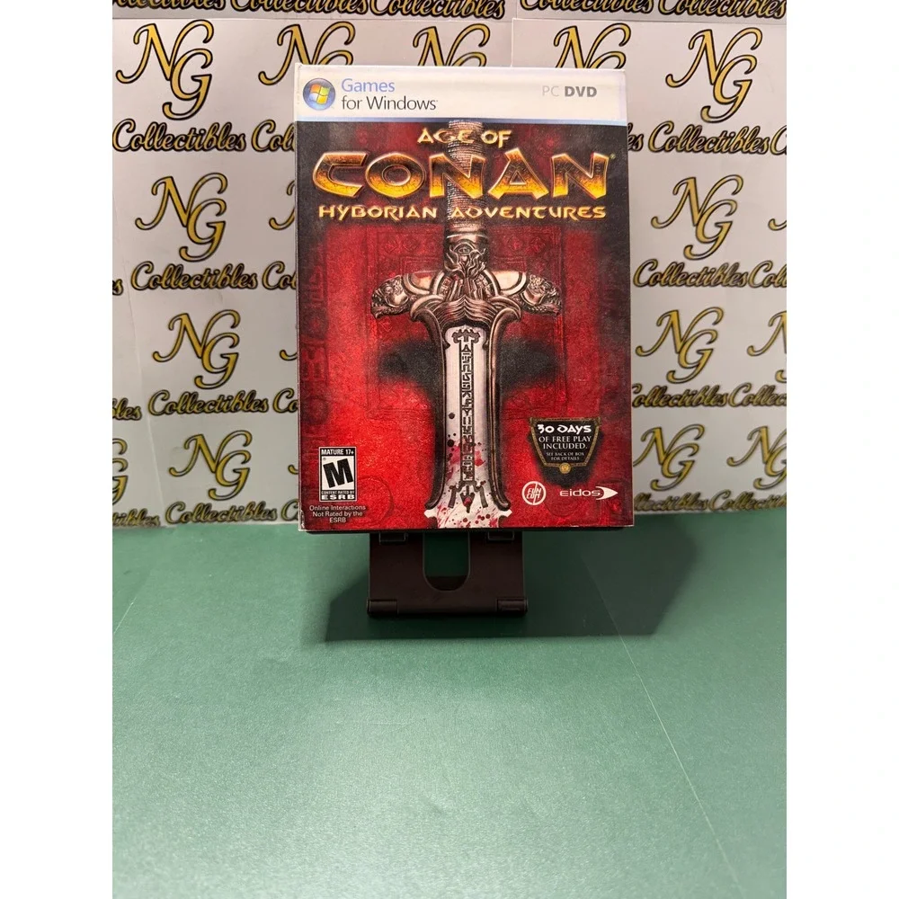 Age of Conan Hyborian Adventures PC DVD 2008 Complete with Manual and Slipcover